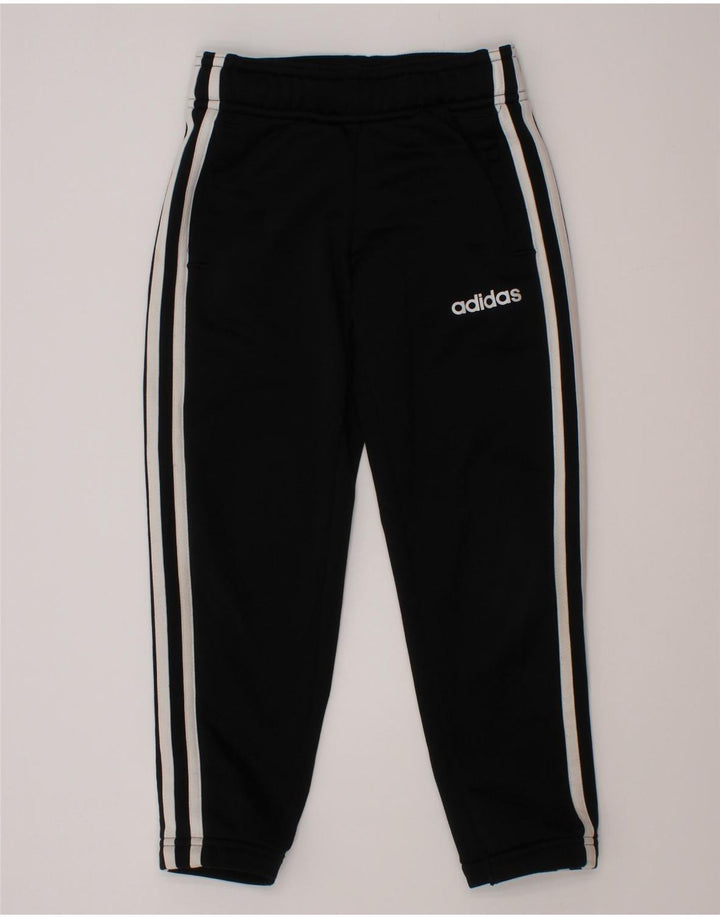 Adidas Jungen Climalite Trainingshose 5–6 Jahre, schwarzes Polyester