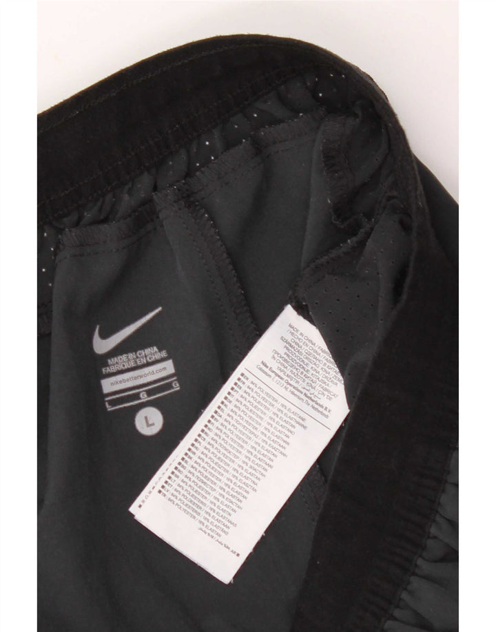 Nike Herren-Sportshorts, groß, aus schwarzem Polyester
