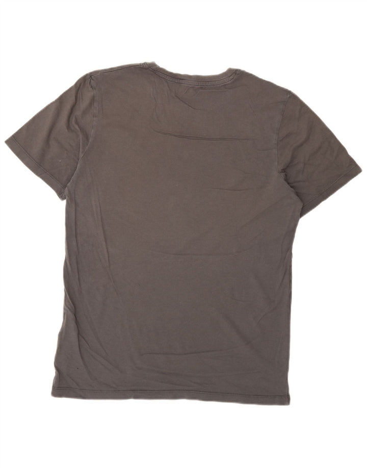 Jack & Jones Herren-T-Shirt mit Grafik, mittelgraue Baumwolle