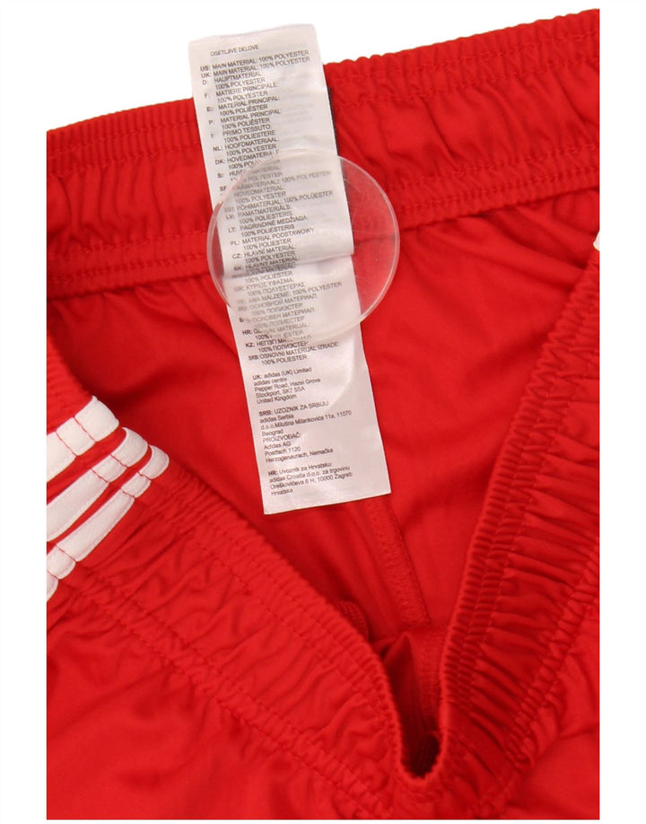 Adidas Herren Climalite Sport Shorts Mittelrotes Polyester