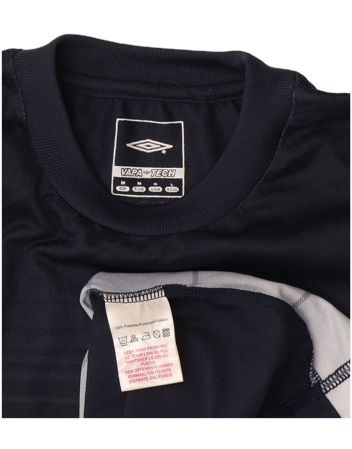 Umbro Herren-Weste, durchsichtig, mittelgroß, marineblau, gestreift, Polyester