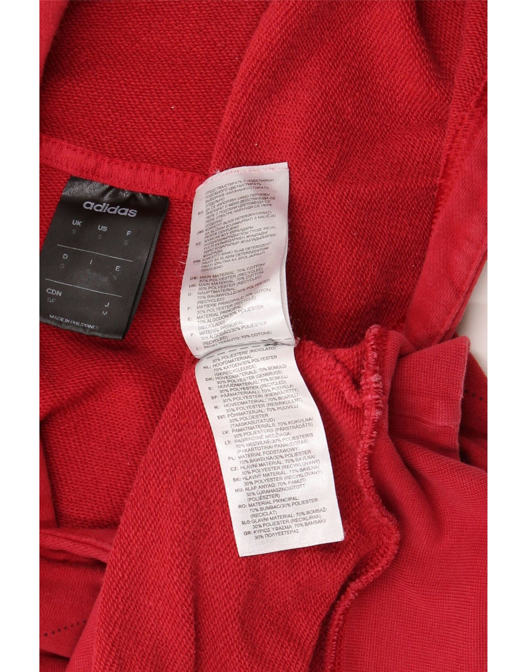 ADIDAS Herren Graphic Hoodie Pullover Kleine rote Baumwolle