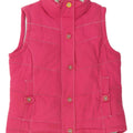Joules Wattiertes Damen-Gilet UK 12, mittelrosa, Baumwolle, klassisch