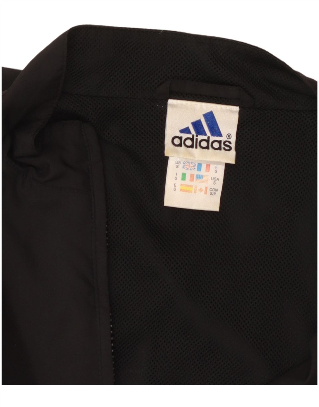 Adidas Herren Kurzarm-Trainingsoberteil, Jacke, Größe S, Schwarz, Polyester