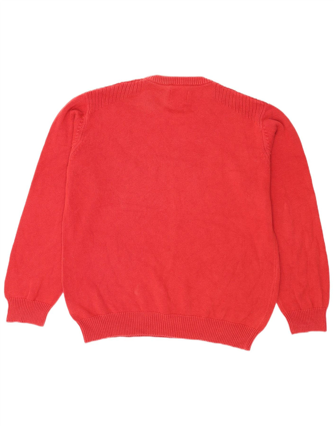 Wrangler Herren-Pullover mit Rundhalsausschnitt, XL, rote Baumwolle