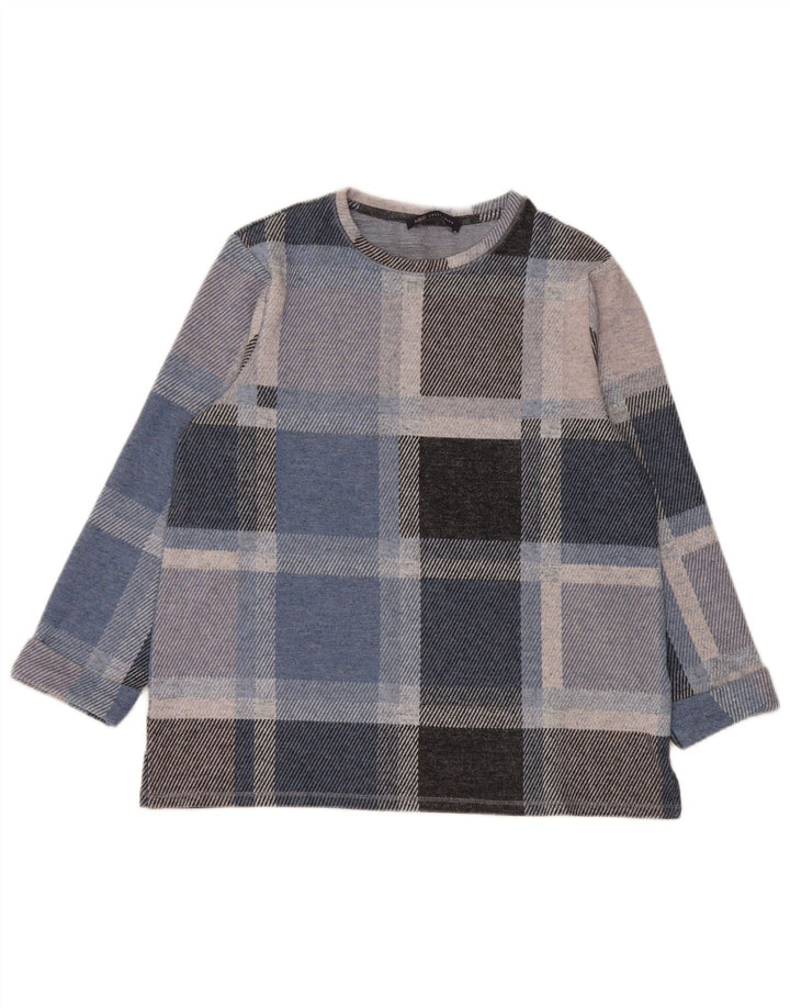 Marks & Spencer Damen-Pullover mit U-Boot-Ausschnitt, Gr. 12, mittelmehrfarbig