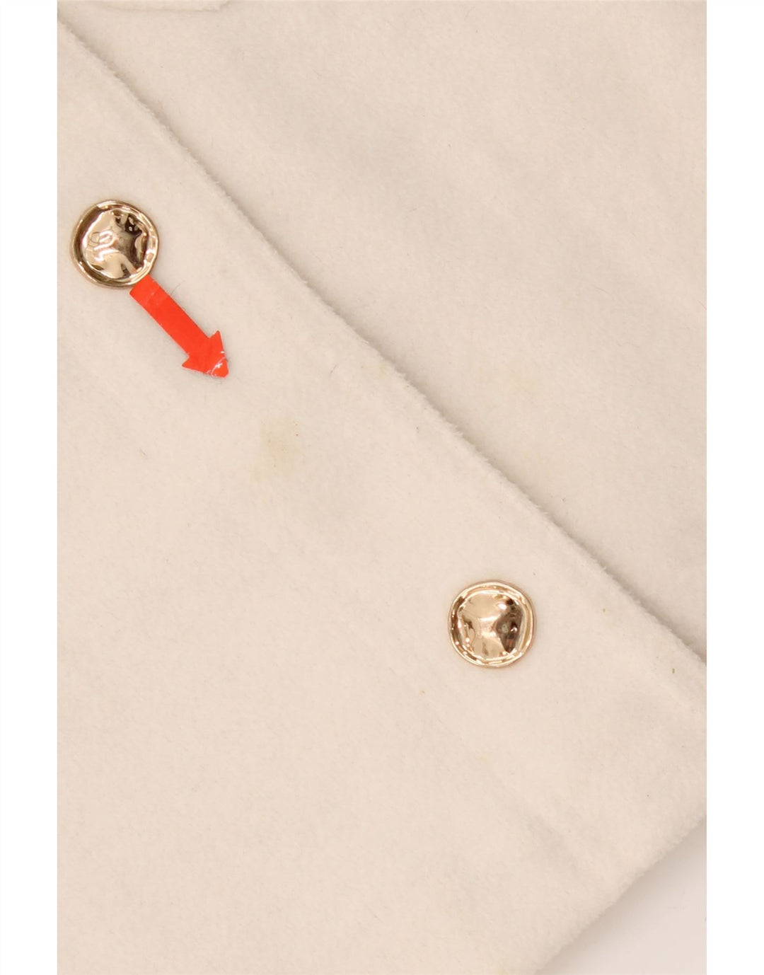 Zara Womens 4 Button Crop Blazer Jacke UK 10 Small Weiß Polyester