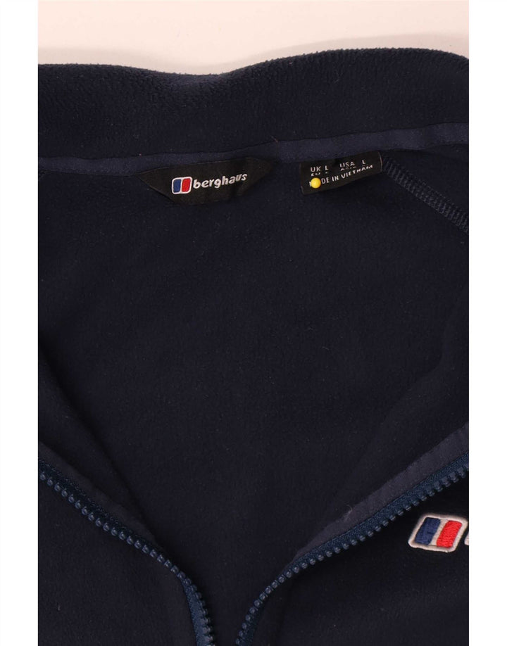 Berghaus Herren Fleecejacke UK 40 Large Marineblau Polyester