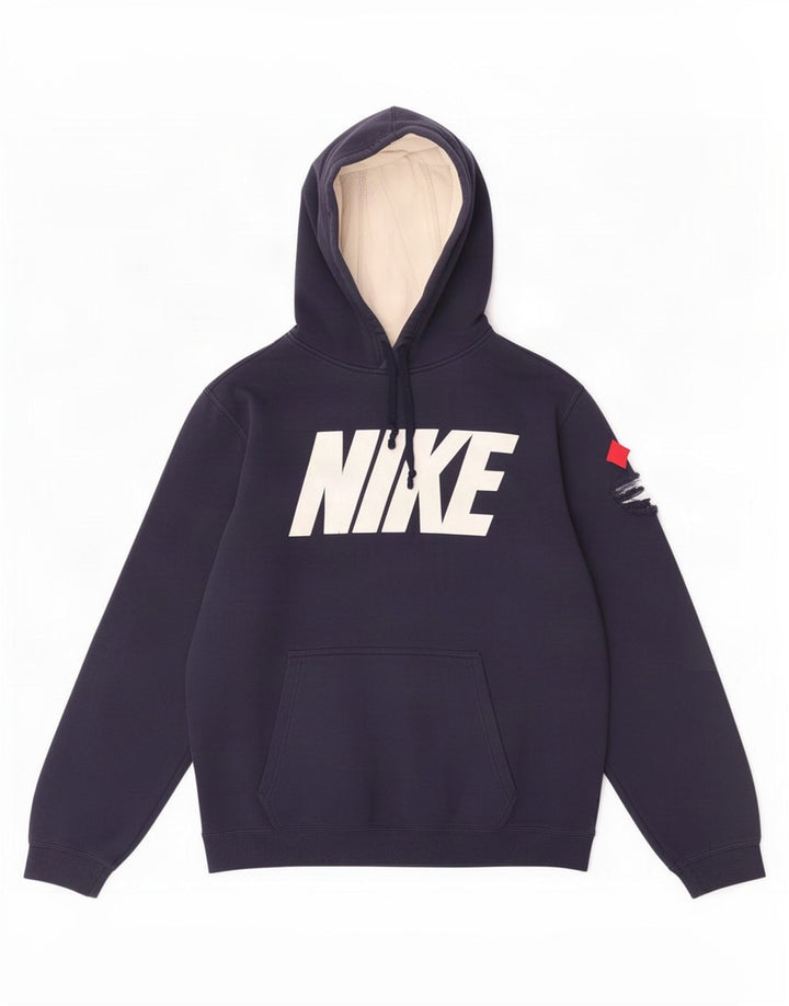 Nike Herren-Kapuzenpullover mit Grafik, mittelgroß, Marineblau