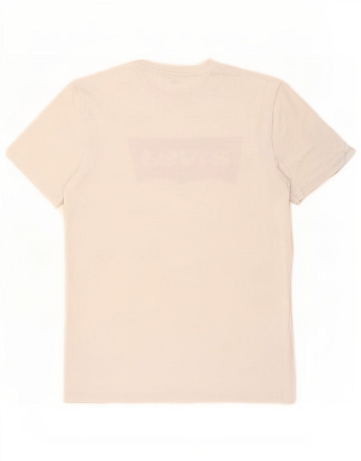 Levi's Herren-T-Shirt mit Grafik, Größe S, Weiß