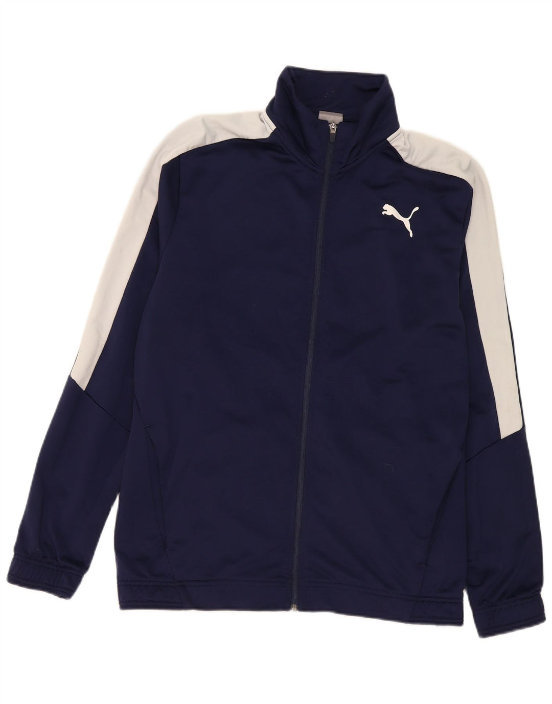 Puma Herren Trainingsanzug Top Jacke 2XL Marineblau Farbblock