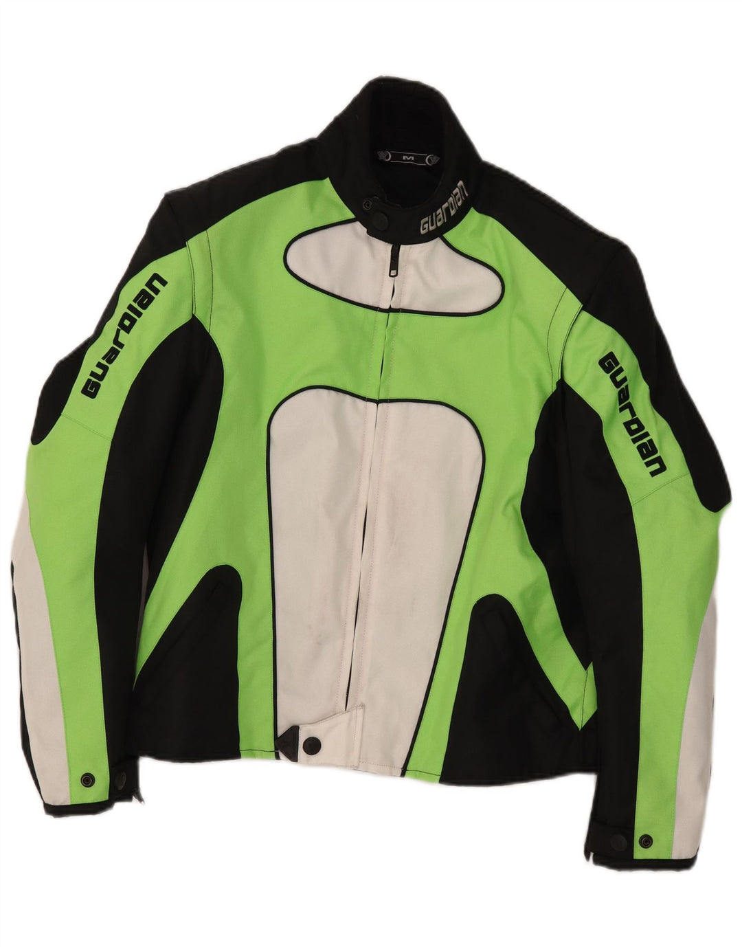 Guardian Damen-Motorrad-Racer-Jacke, UK 14, Mittelschwarz, Farbblock