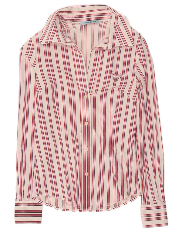 Guess By Marciano Damen-Hemd, EU 40, mittelrosa, gestreift, Baumwolle