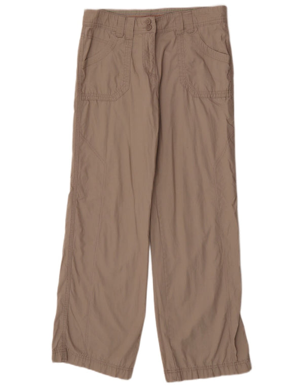 Marks & Spencer Damen Gerade Freizeithose UK 12 Medium W30 L30 Beige