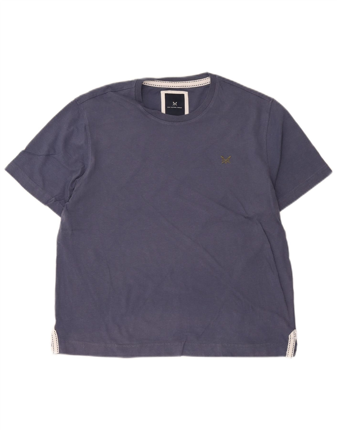 Crew Clothing Herren T-Shirt Top Large Blau