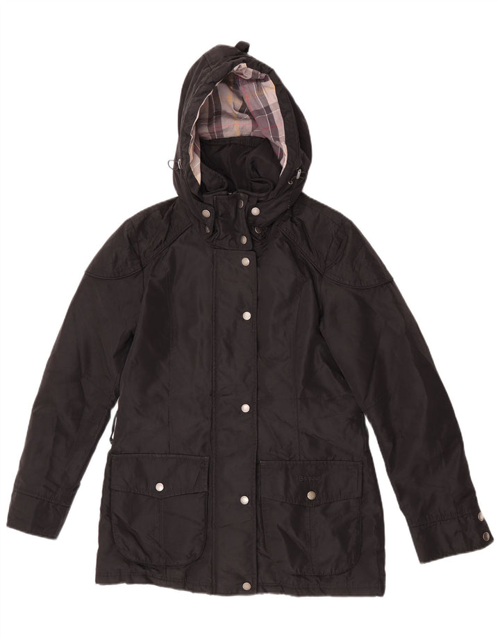 Barbour Damen-Parka mit Kapuze, UK 10, Größe S, Schwarz