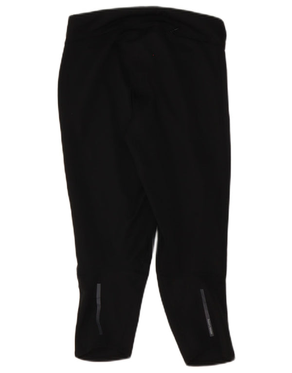 Adidas Damen Climalite Capri Leggings UK 4/6 XS Schwarz Polyester