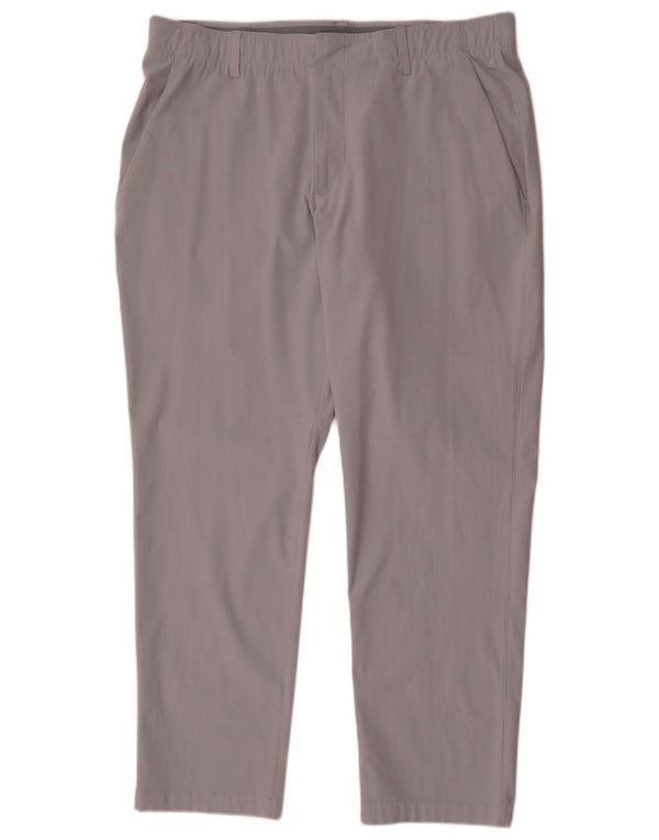 Under Armour Herren Straight Chino Hose W38 L30 Grau Polyester