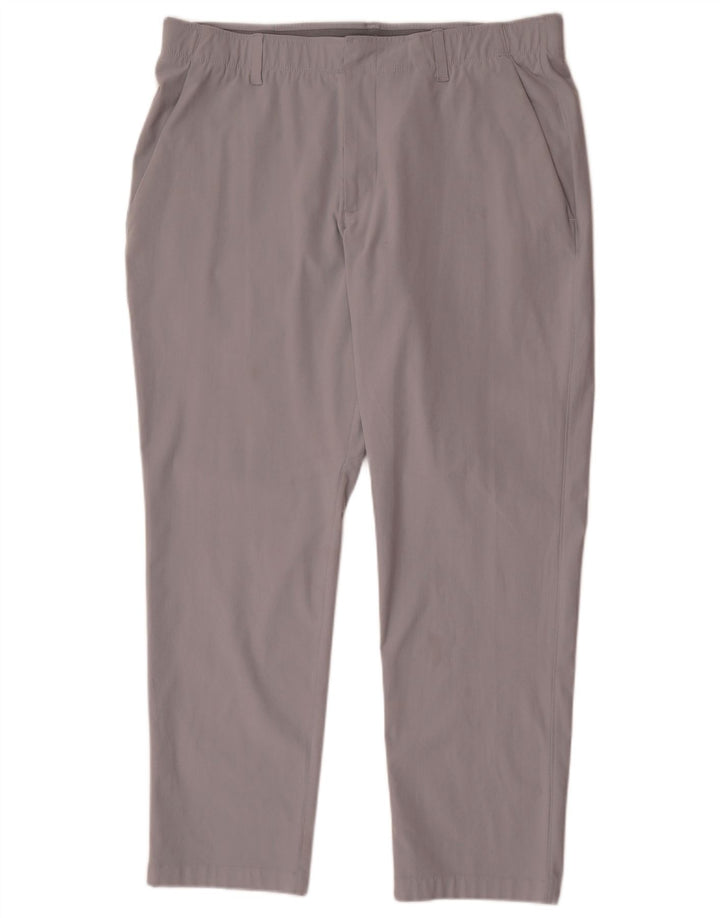Under Armour Herren Straight Chino Hose W38 L30 Grau Polyester
