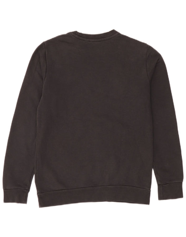 Adidas Jungen Grafik-Sweatshirt-Pullover 13–14 Jahre, schwarze Baumwolle