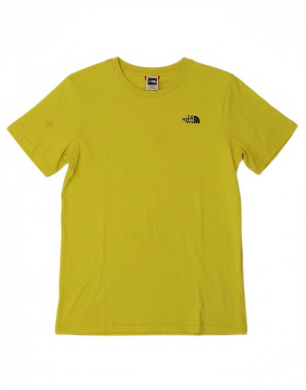 The North Face T-Shirt-Oberteil für Jungen, 14–15 Jahre, XL, gelbe Baumwolle