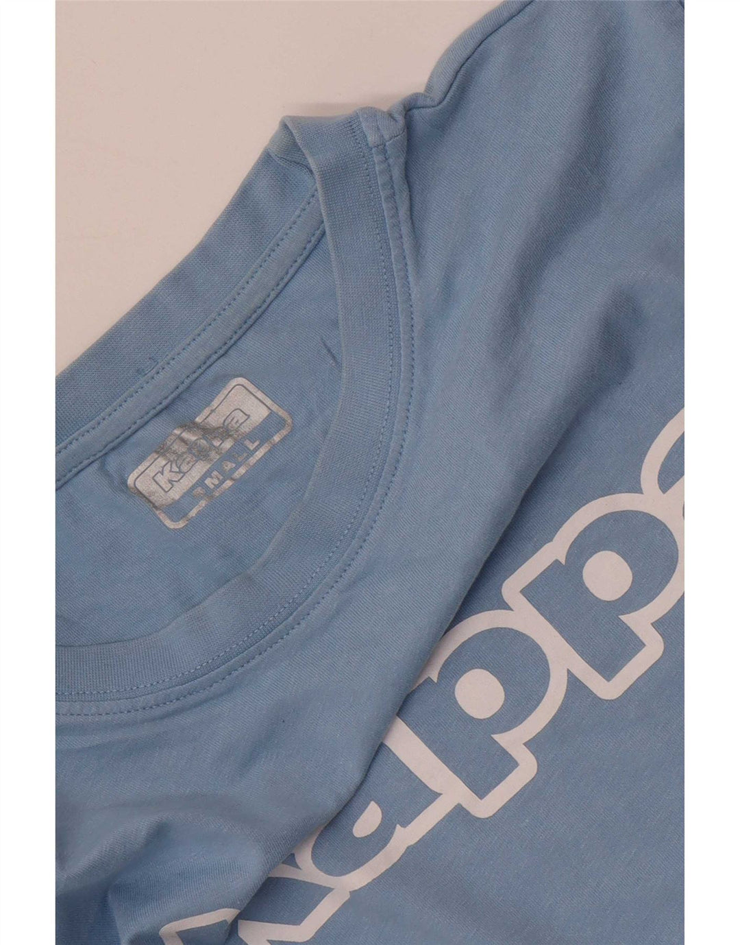 Kappa Herren Grafik T-Shirt Top Small Blau