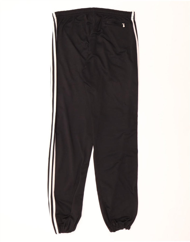 Adidas Herren Trainingshose Jogger UK 38/40 Medium Schwarz Polyester