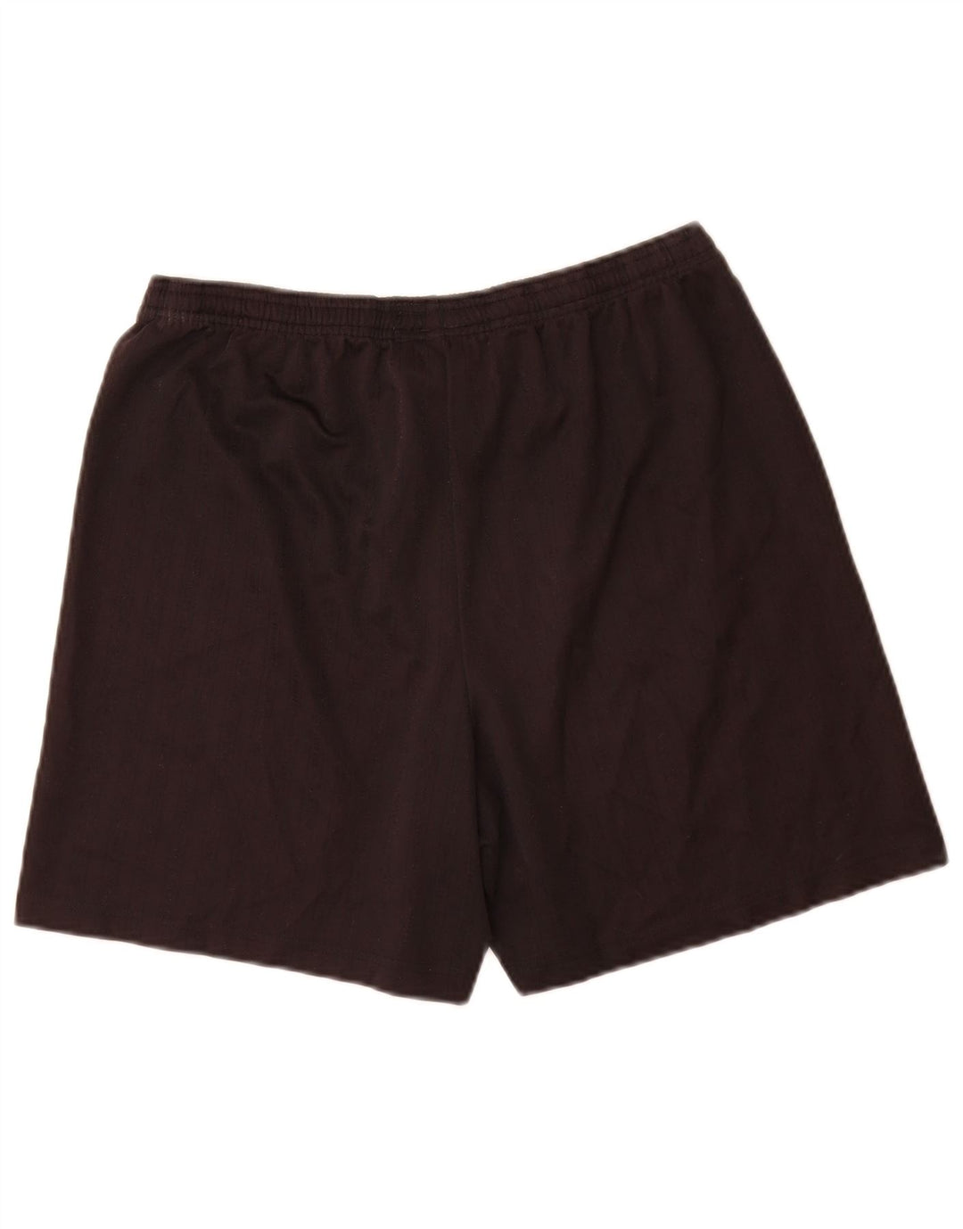 Umbro Herren-Sportshorts, groß, schwarzes Nadelstreifen-Polyester