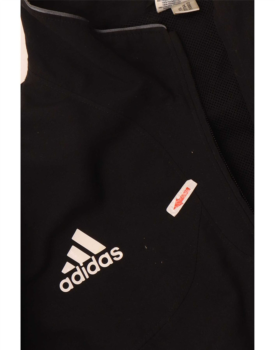 Adidas Herren Trainingsanzug Top Jacke UK 48/50 XL Schwarz Polyester