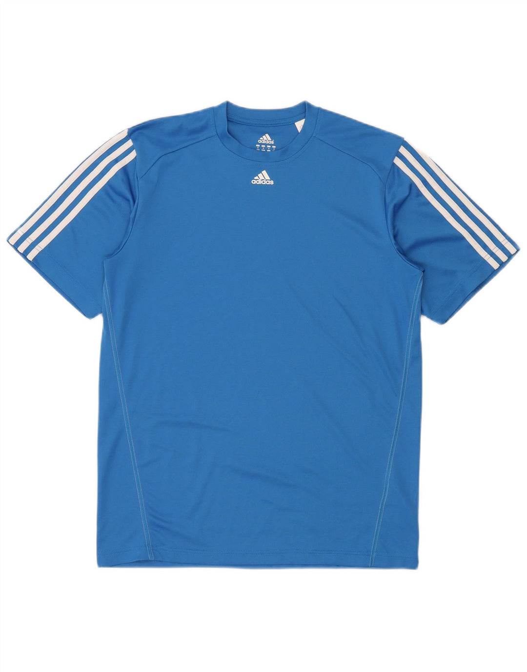 ADIDAS Herren T-Shirt Top Mittelblaues Polyester