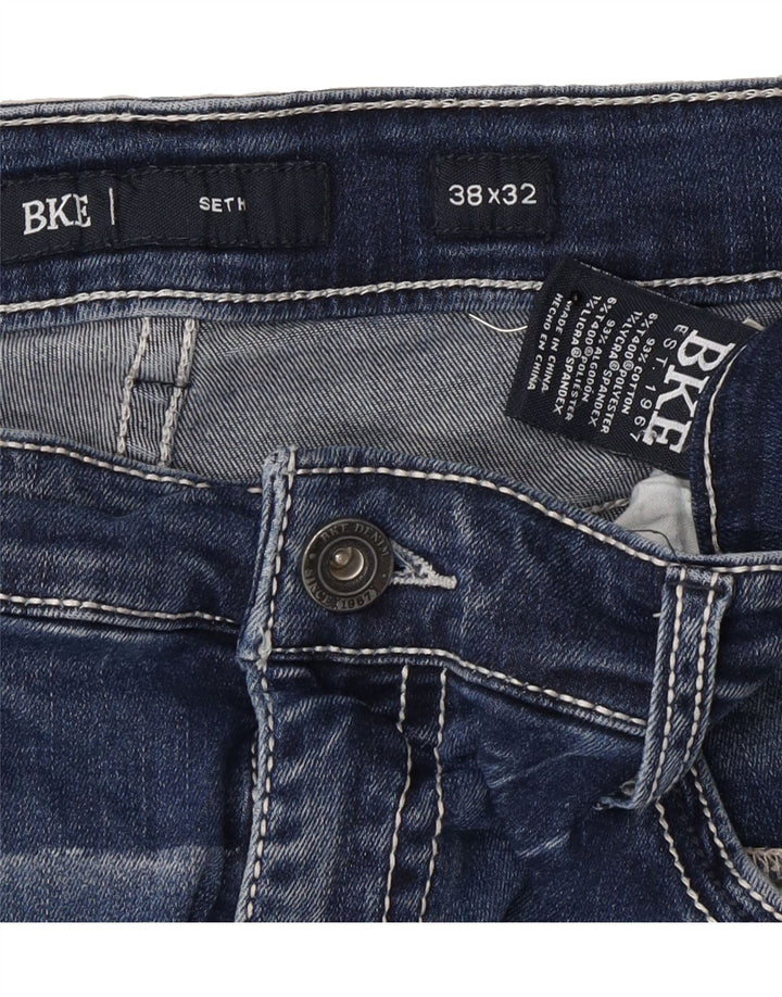 BKE Mens Seth Straight Jeans W38 L32 Blue Cotton Vintage BKE and Second-Hand BKE from Messina Hembry 