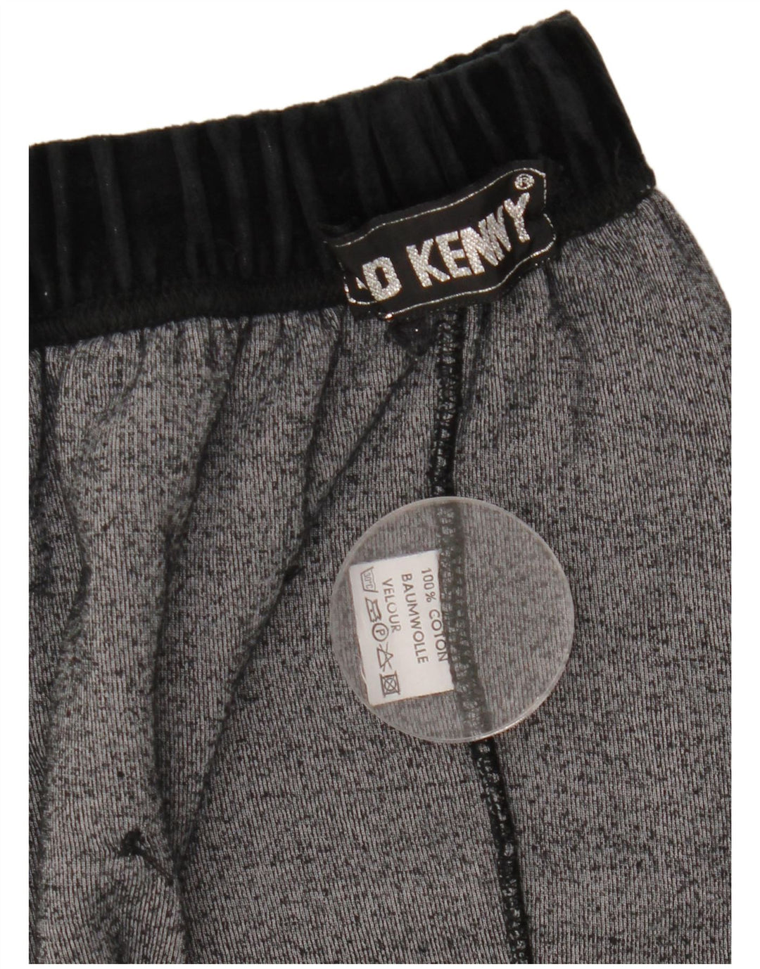 Kenny Damen-Minirock aus Samt, W30, mittelschwarz, Baumwolle