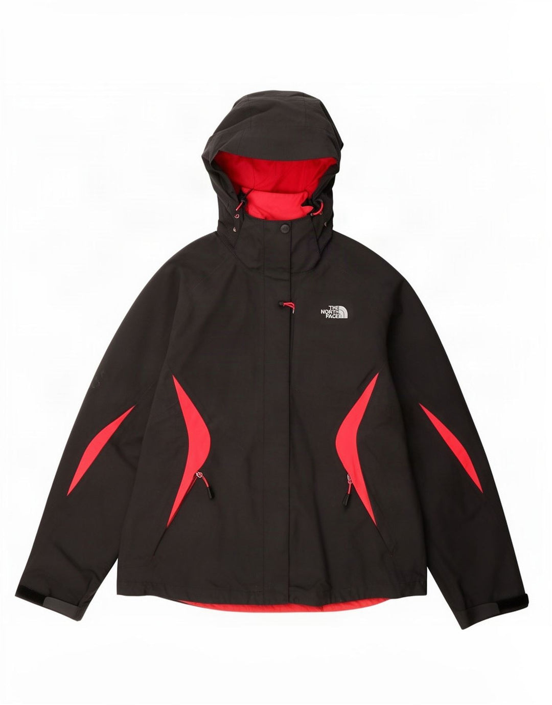 The North Face Damen Hyvent Regenjacke UK 14 Mittelgrau Farbblock
