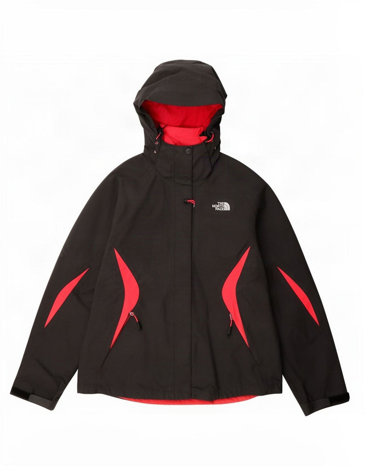 The North Face Damen Hyvent Regenjacke UK 14 Mittelgrau Farbblock