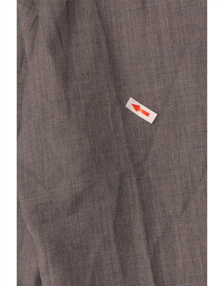 Gerade Herren-Anzughose von Marks & Spencer, W40, L29, graue Wolle