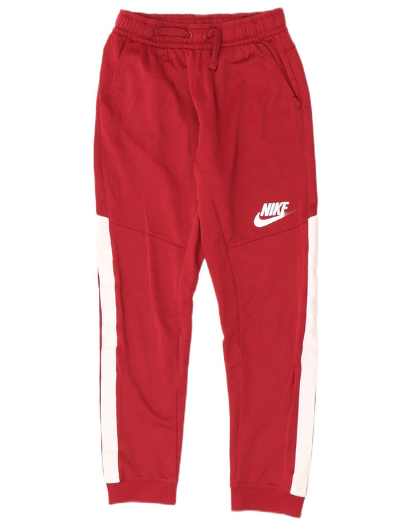 Nike Jungen-Trainingshose, Jogginghose, 13–14 Jahre, XL, Burgunderrot, Farbblock