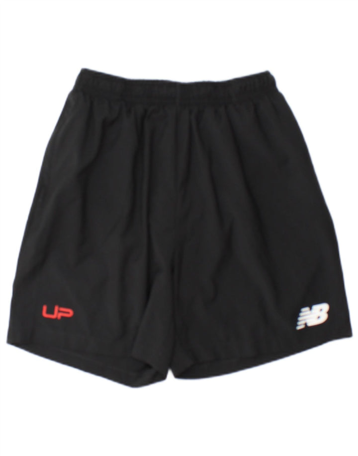 New Balance Herren Graphic Sport Shorts Large Schwarz Polyester