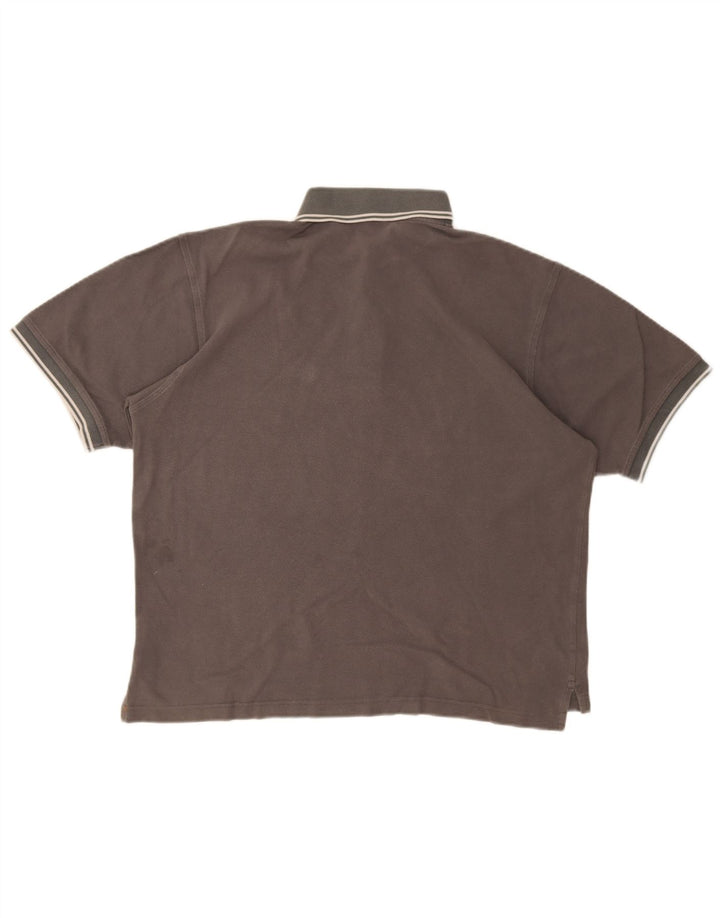 Fila Herren-Poloshirt aus mittelgrauer Baumwolle