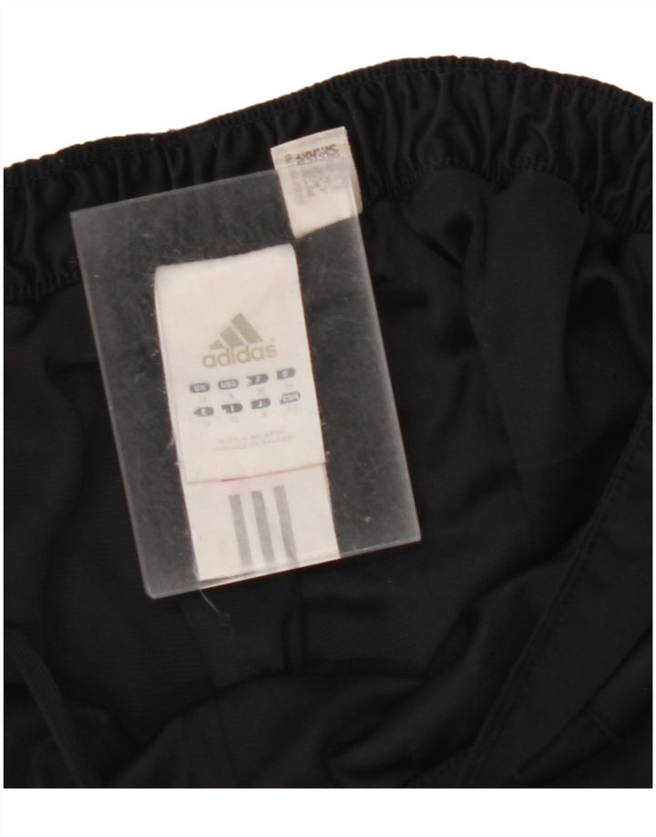ADIDAS Damen Trainingshose UK 10 Small Schwarz Polyester