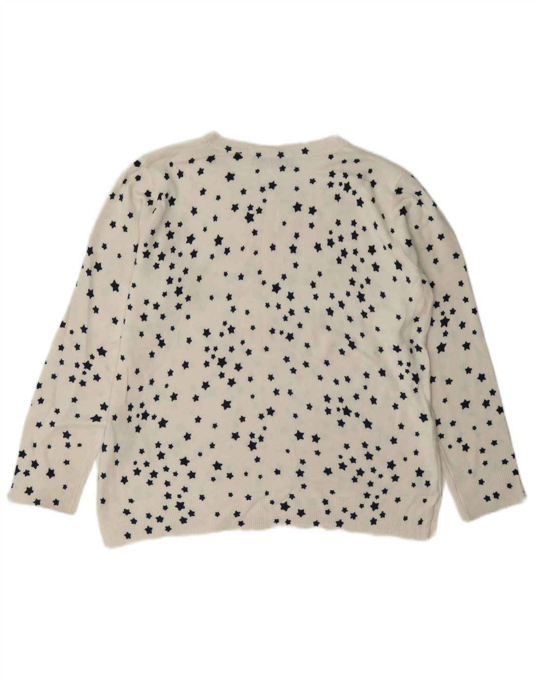 Marks & Spencer Damen-Pullover mit Rundhalsausschnitt, Gr. 40, Gr. 16, gebrochenes Weiß