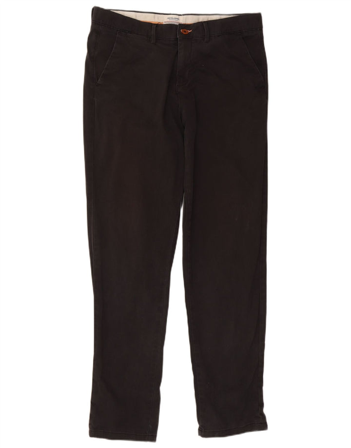 Jack & Jones Slim Chino-Hose für Herren, W34, L31, Schwarz