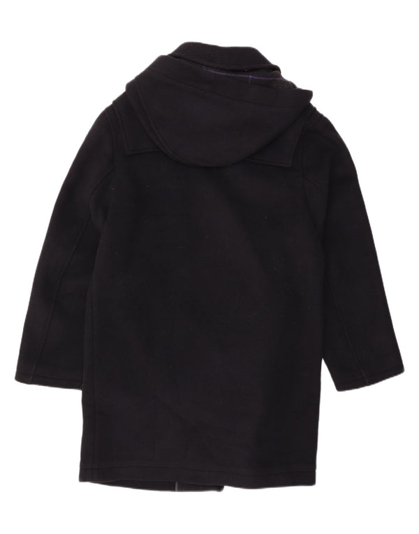 Via Tornabuoni Herren-Dufflecoat mit Kapuze, UK 40, Größe L, Marineblau