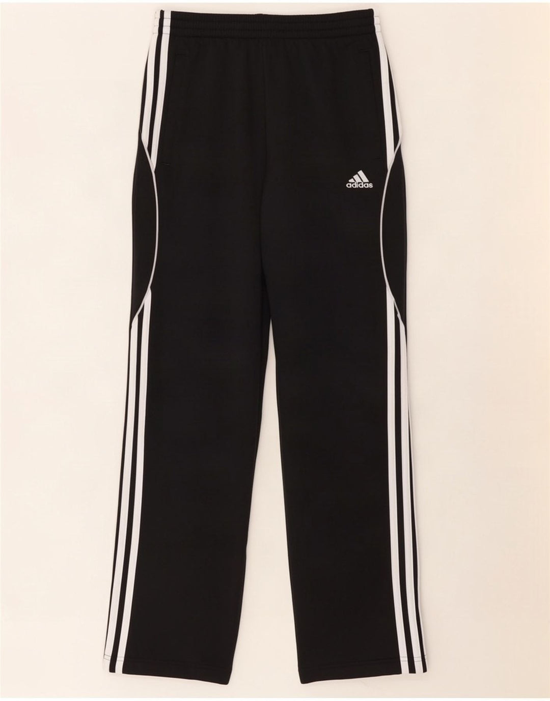 Adidas Herren Trainingshose UK 36/38 Small Schwarz Polyester