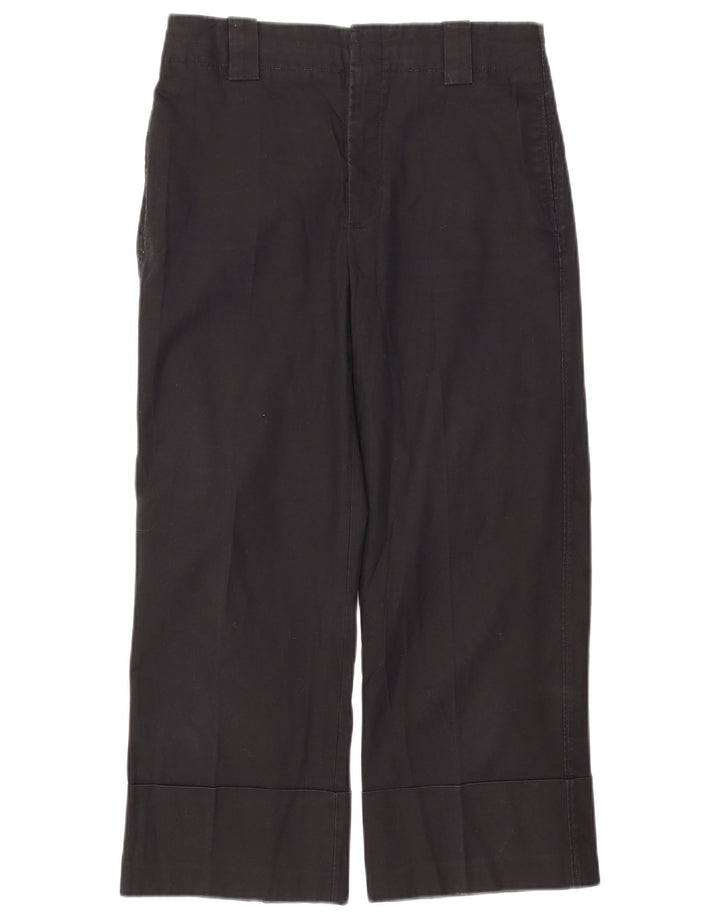 Kurze Hose von Zara für Damen, mittelgroß, W28, L24, schwarze Baumwolle