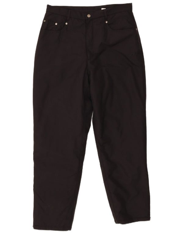 Fila Herren Tapered Freizeithose W36 L30 Schwarz Polyamid