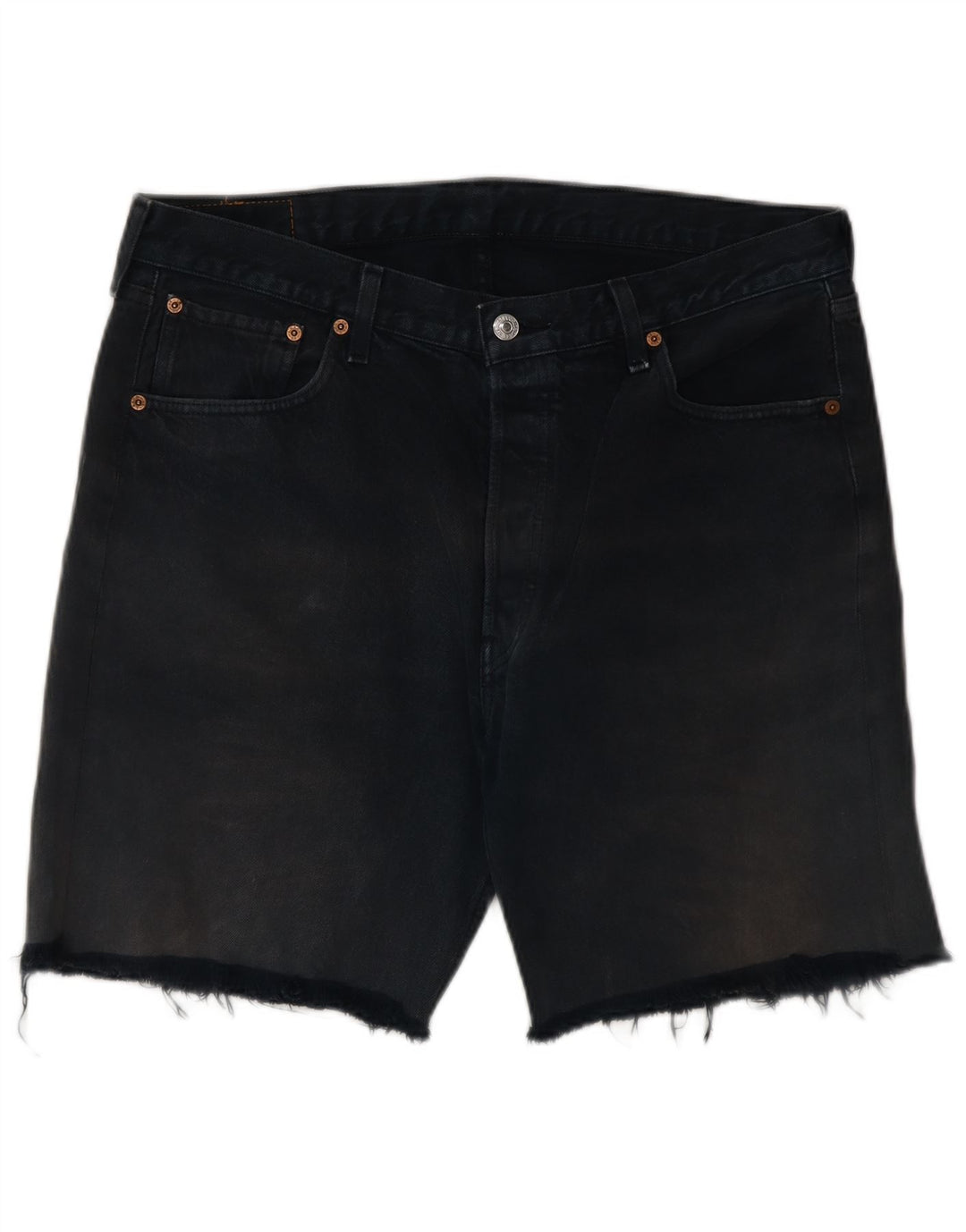 LEVI'S Herren 501 Denim Shorts W34 Große marineblaue Baumwolle