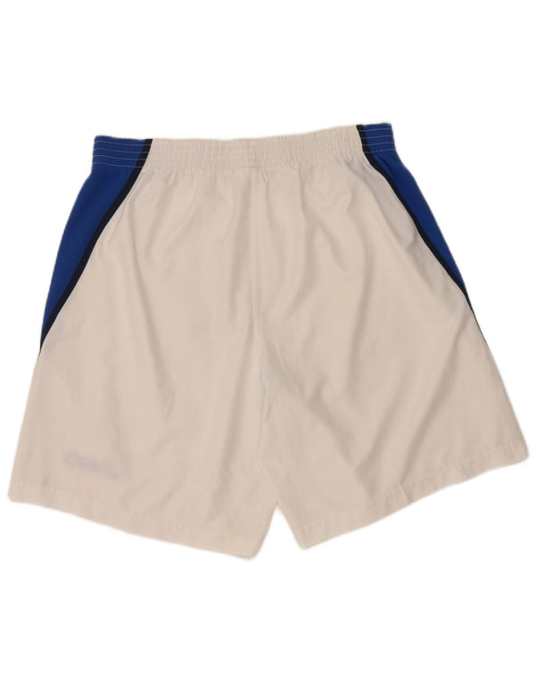 Asics Herren-Sportshorts, groß, weißes Farbblock-Polyester