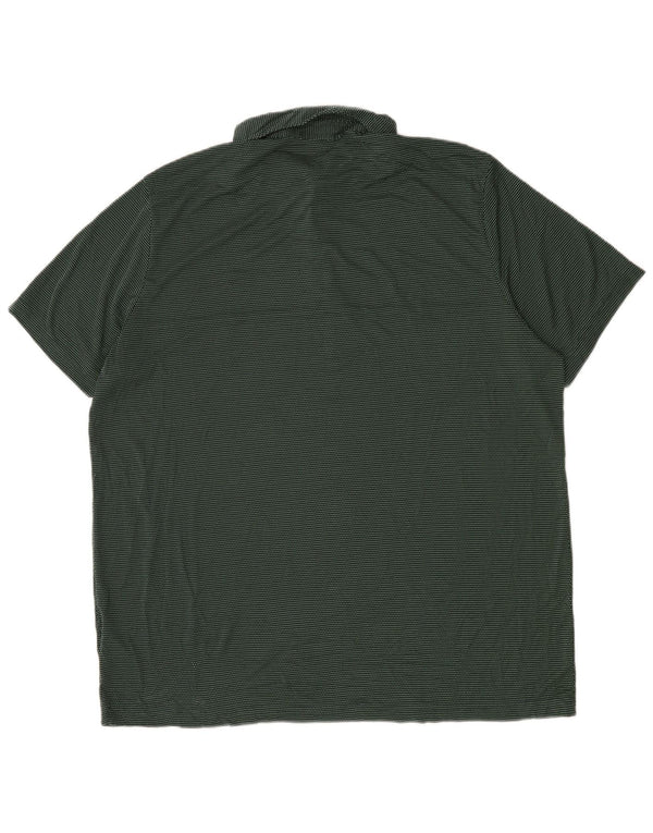 Adidas Herren Poloshirt 2XL Grün Colourblock Polyester
