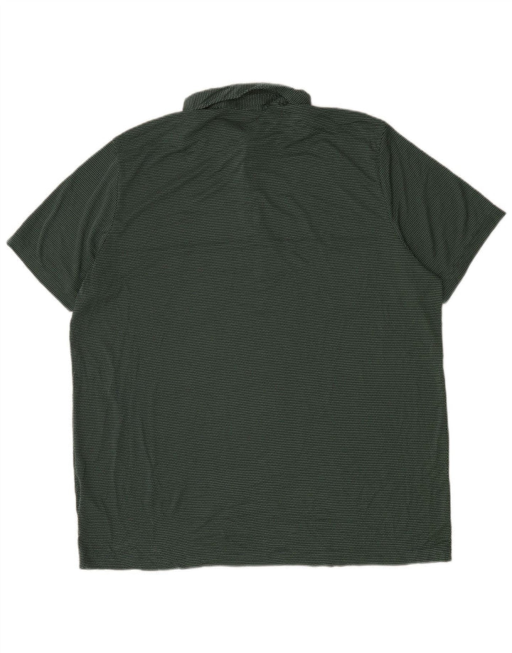 Adidas Herren Poloshirt 2XL Grün Colourblock Polyester