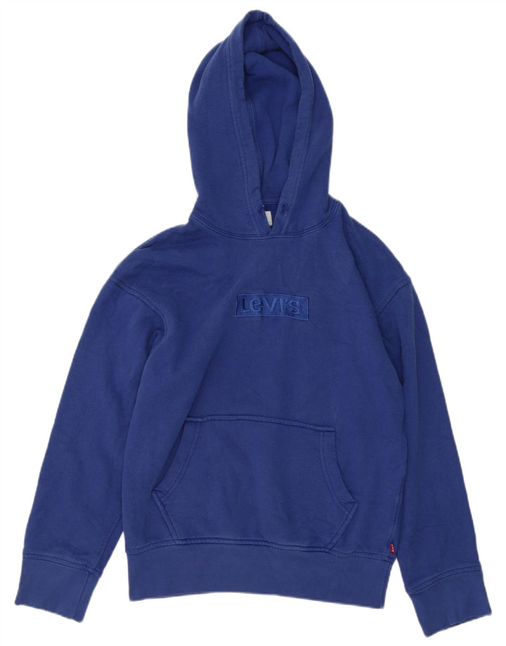 Levi's Herren-Pullover mit grafischem Kapuzenpullover, Größe S, blau, Baumwolle